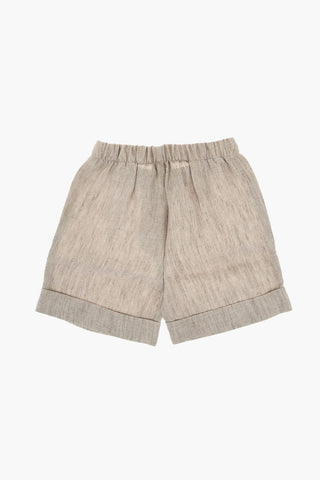 Linen Shirt and Shorts Set