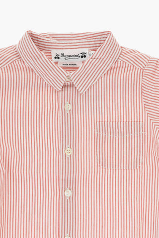 Awning Striped FREDY Shirt with Classic Collar