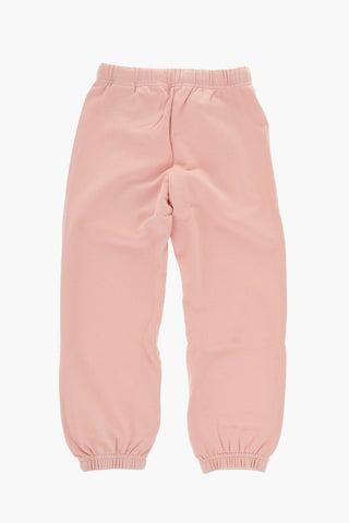 Brushed Cotton Joggers with Printed Logo