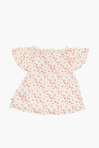 All-Over Cherrys Printed Bloomers AMISSA And Blouse Set