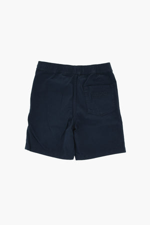 Shorts in Cotone Stretch con Elastico in Vita