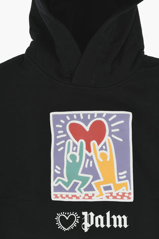 KEITH HARING Printed Brushed Cotton Hoodie