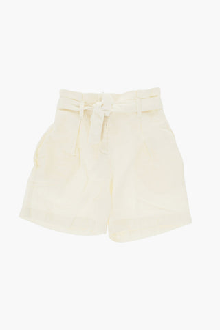 Single Pleat NATH Shorts with Belt