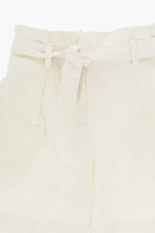 Single Pleat NATH Shorts with Belt