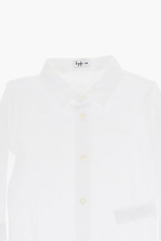 Solid Color Cotton Jersey Bodysuit Shirt
