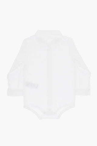 Solid Color Cotton Jersey Bodysuit Shirt
