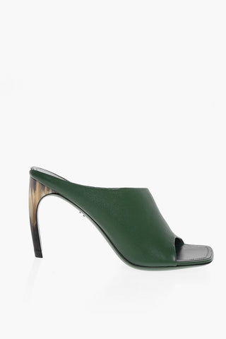 Leather NYMPHE Open Toe Mules 8cm