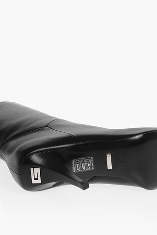 Stivaletti in Pelle MALAGA con Punta Squadrata 7cm