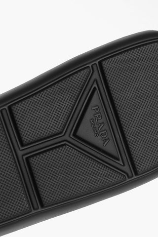 Leather Sliders with Double Buckle