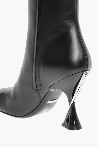Spool Heel LEBONNE Leather Booties 11cm
