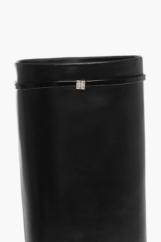 Wedge Heel RAVEN Leather Boots 9cm