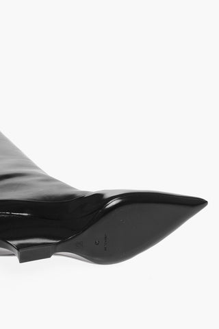 Wedge Heel RAVEN Leather Boots 9cm