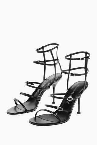 Leather FAUN LUX Sandals with Straps 10cm