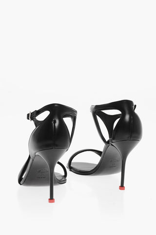 Leather SUPPLENESS Sandals with Stiletto Heel 10cm