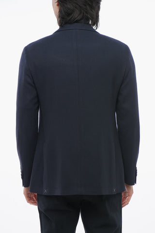 CC COLLECTION 버진 울 블레이저 홉색 패턴