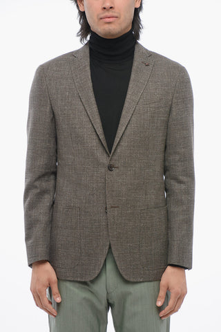 CC COLLECTION Cotton-Blend Blazer RIGHT Hopsack
