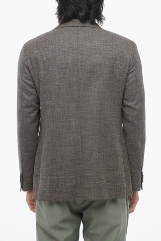 CC COLLECTION Cotton-Blend Blazer RIGHT Hopsack