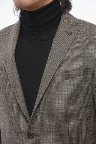 CC COLLECTION Cotton-Blend Blazer RIGHT Hopsack