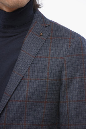 CC COLLECTION Blazer aus Schurwolle mit Karomuster