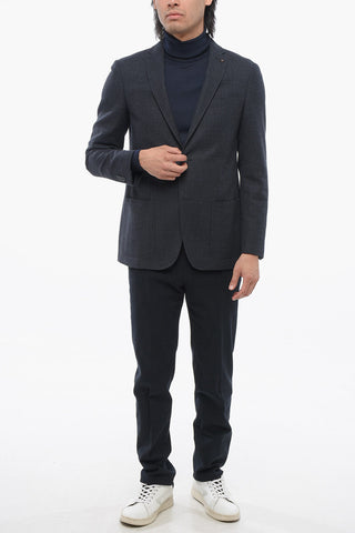CC COLLECTION Cotton-Blend Blazer RIGHT Hopsack