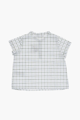 Short Sleeved Checked CESARI Shirt