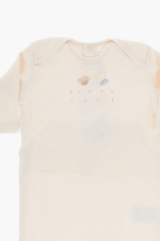 Cotton Romper Suit with Print