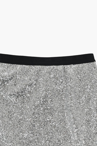 Gonna ODETTE In Paillettes con Banda Elastica Logata