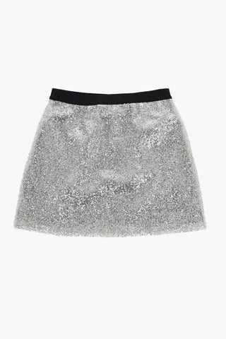 Gonna ODETTE In Paillettes con Banda Elastica Logata
