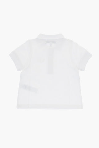 Polo in Tinta Unita con Monogram in Rilievo