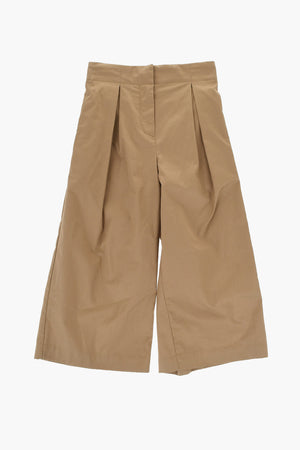 Pantaloni Palazzo HERMIA A Doppia Pince con Abbottonatura Nascosta