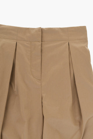 Pantaloni Palazzo HERMIA A Doppia Pince con Abbottonatura Nascosta