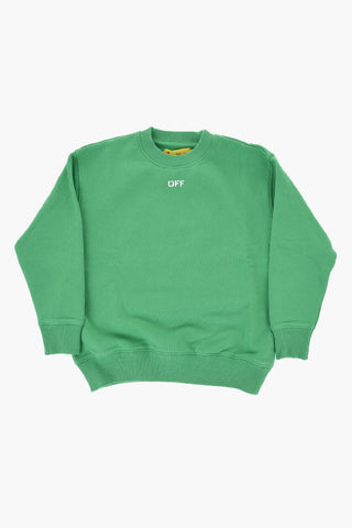 Crewneck Sweatshirt with Printed Logo