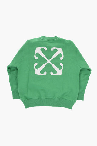 Crewneck Sweatshirt with Printed Logo