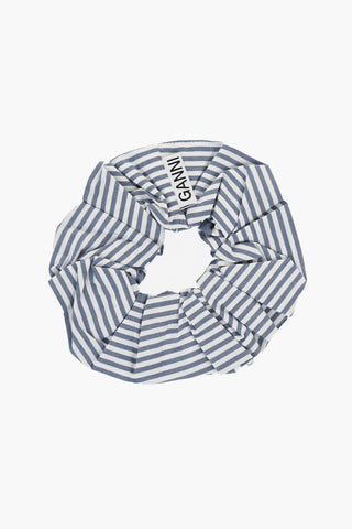 Striped Organic Cotton Scrunchie
