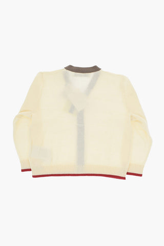 Cardigan TEOTIM in Cotone Leggero con Bordi a Contrasto