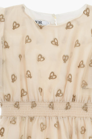 Tüllkleid mit glitzernden Stickereien