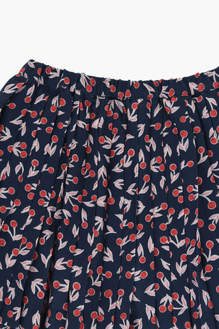 Flared Skirt JAIS with Pleats