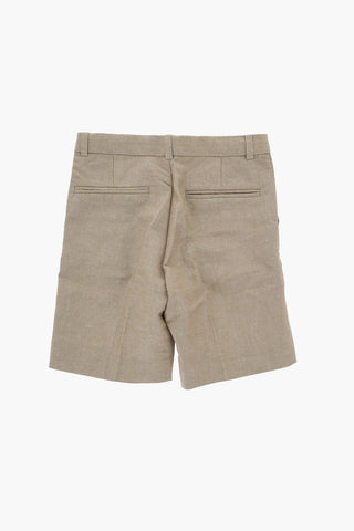 Linen Blend CALVIN Shorts with Belt Loops