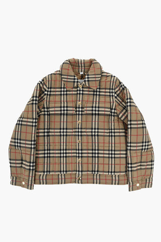 Quilted Checked GIDEON Jacket with Double Breast Pocket