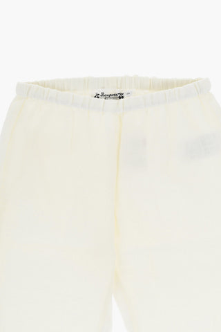 Linen Pants with Elastic Waistband