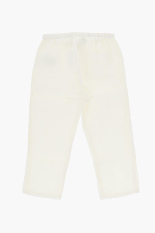 Linen Pants with Elastic Waistband