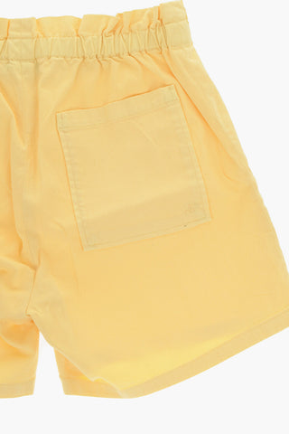 Stretch Cotton MILLY Shorts with Elastic Waistband