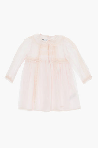 Cotton Dress with Lace and Shorts