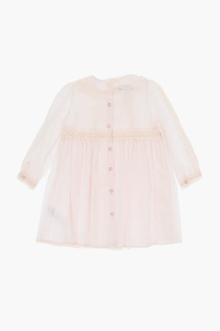Cotton Dress with Lace and Shorts