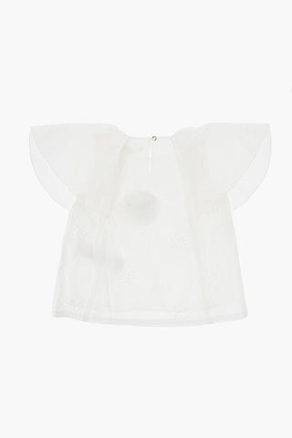 Logoed Top with Sangallo Details