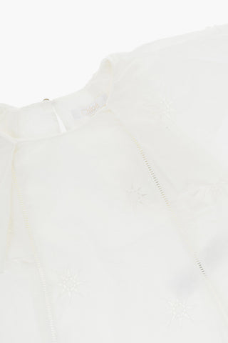 Logoed Top with Sangallo Details