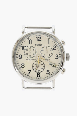 Steel WEEKENDER CHRONO Analog Watch Dial 40mm