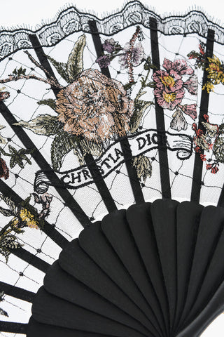 Tulle JARDIN BOTANIQUE Fan with Tassel