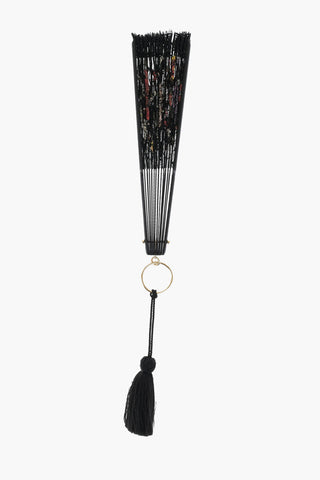 Tulle JARDIN BOTANIQUE Fan with Tassel