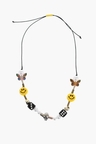 EVAE+ MOB Adjustable Necklace Embellished with Beads and Charms